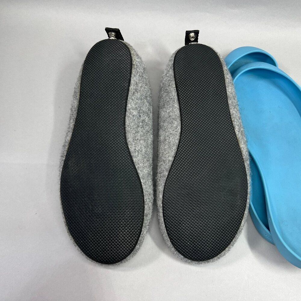 Mahabis Women's Size 6.5 Classic Gray Wool Slippers - Picture 15 of 16